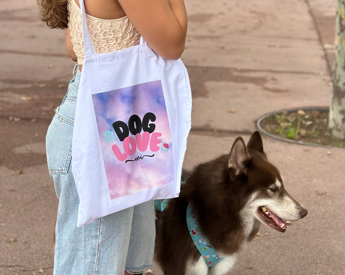 Tote Bag DOG LOVE